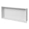 Alfi Brand 24 x 12 White Matte SS Horizontal Sgl Shelf Bath Shower Niche ABNC2412-W - alternate 6